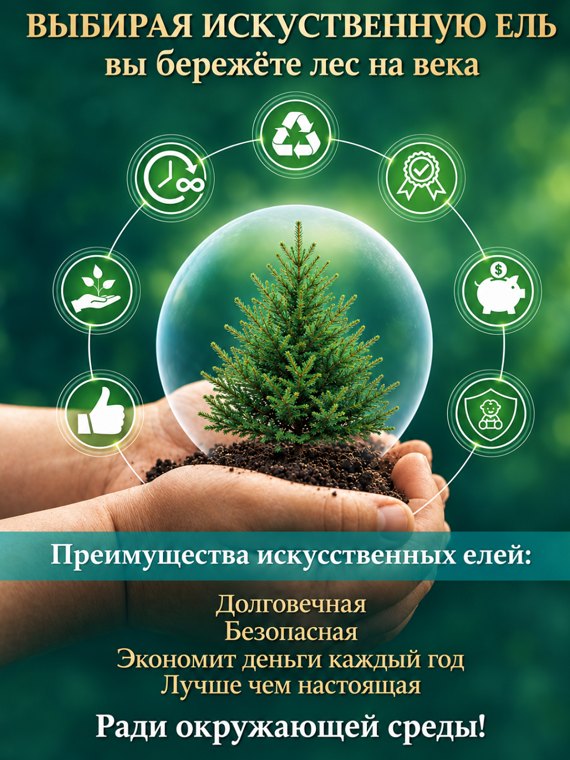 Ель искусственная Царь Елка Балтийская